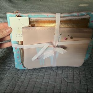 Laura Conrad 3 set cosmetic bags